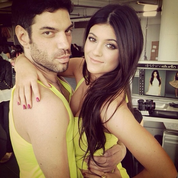 BCBGeneration Neon Green Side Cutouts Halter Tie Maxi Dress - Picture 9 of 10